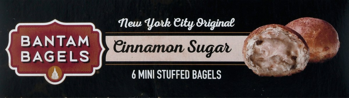 slide 2 of 12, Bantam Bagels Cinnamon Brown Sugar Mini Stuffed, 6 ct; 1.3 oz