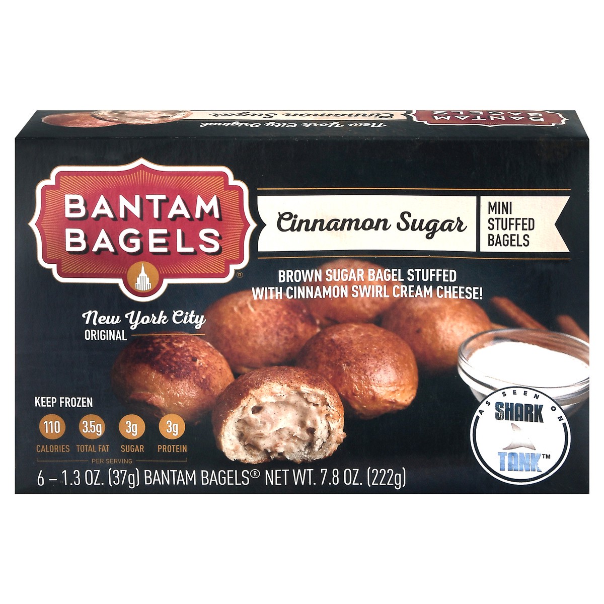 slide 1 of 12, Bantam Bagels Cinnamon Brown Sugar Mini Stuffed, 6 ct; 1.3 oz