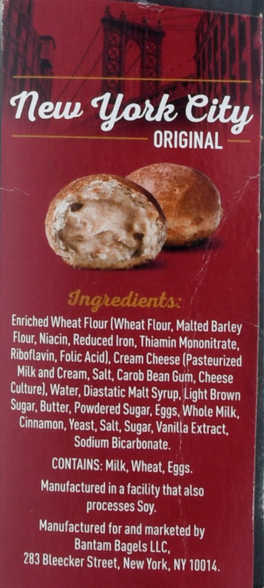 slide 7 of 12, Bantam Bagels Cinnamon Brown Sugar Mini Stuffed, 6 ct; 1.3 oz