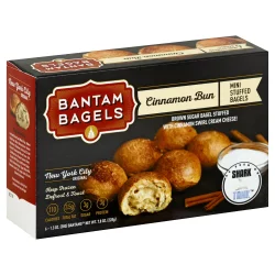 Bantam Bagels Cinnamon Brown Sugar Mini Stuffed