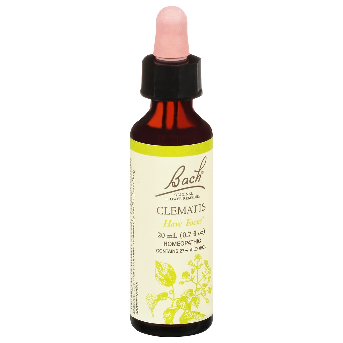 slide 9 of 9, Bach Original Flower Remedies Clematis 0.7 fl oz, 0.7 fl oz
