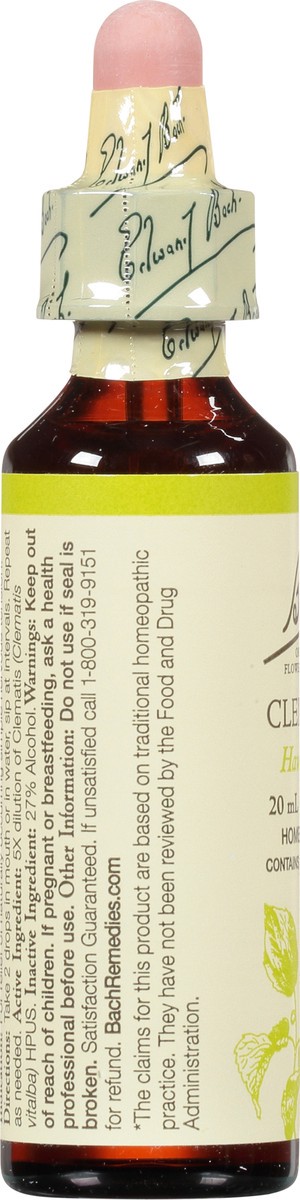 slide 4 of 9, Bach Original Flower Remedies Clematis 0.7 fl oz, 0.7 fl oz