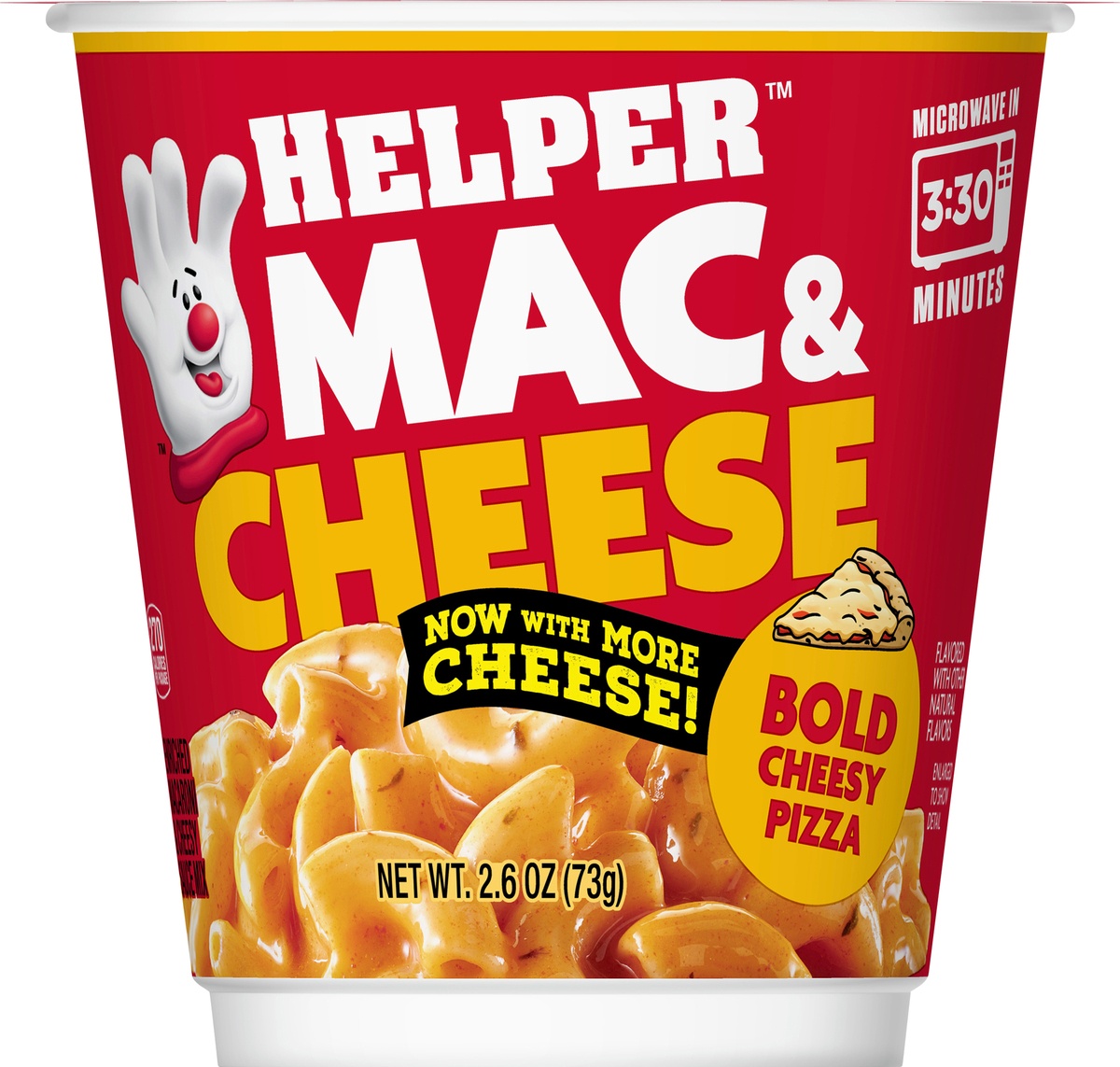 slide 9 of 11, Helper Bold Cheesy Pizza Mac & CheeseCup\Tub, 2.6 oz