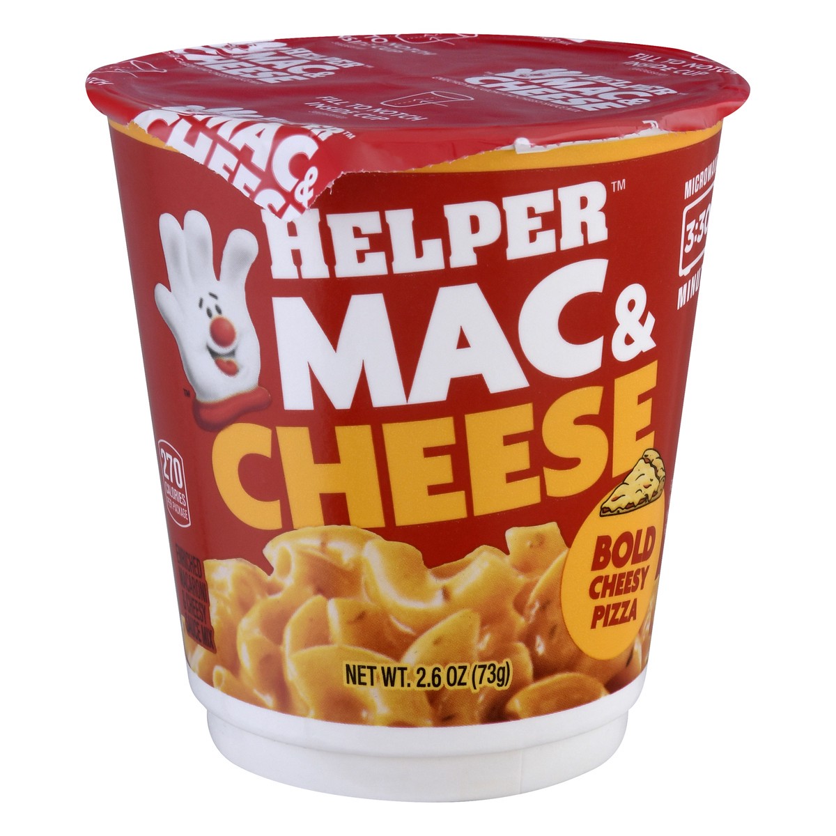 slide 1 of 9, Helper Bold Cheesy Pizza Mac & Cheese 2.6 oz, 2.6 oz