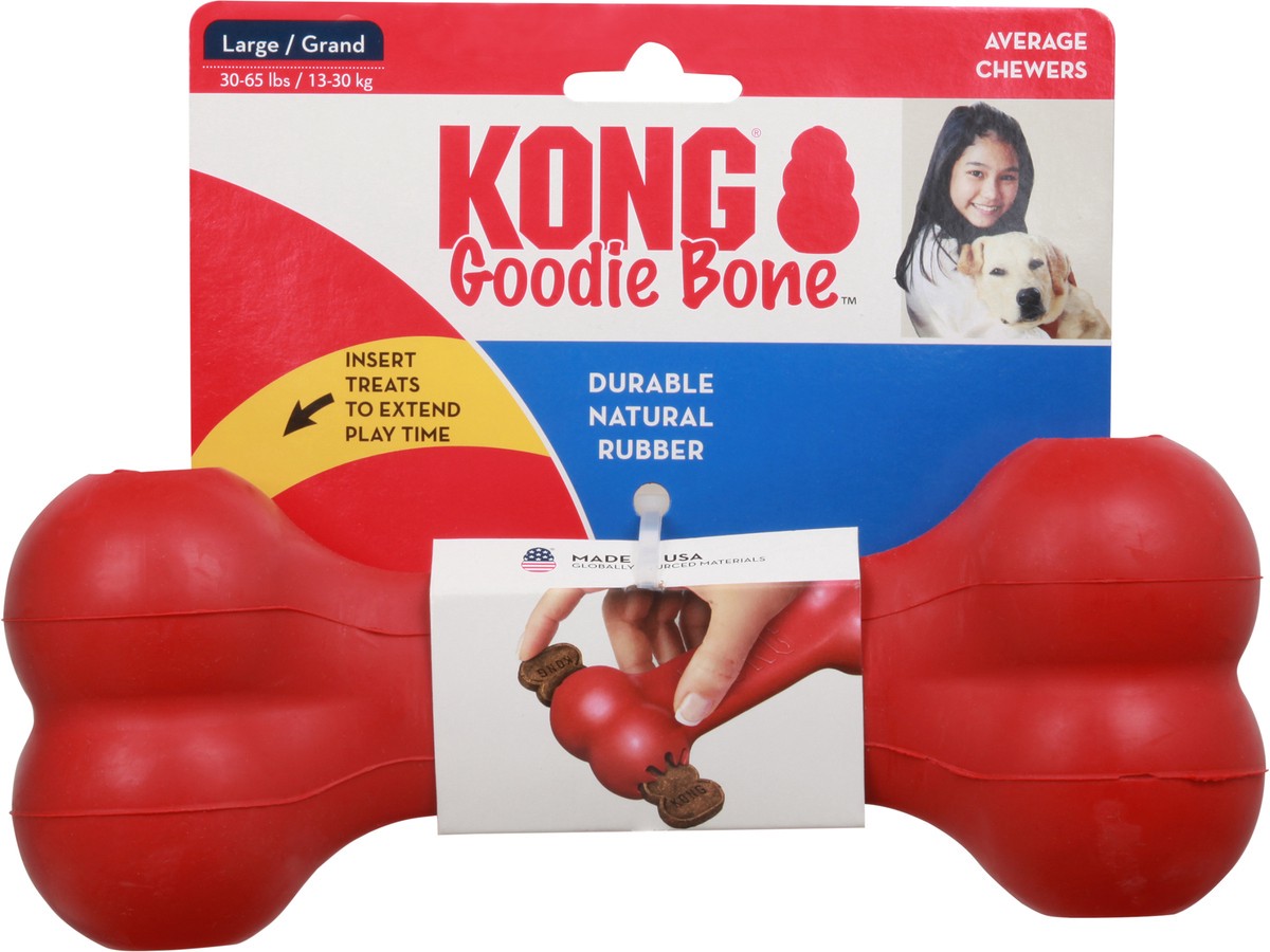 slide 8 of 9, KONG Large Goodie Bone Dog Toy 1 ea Card, 1 ct