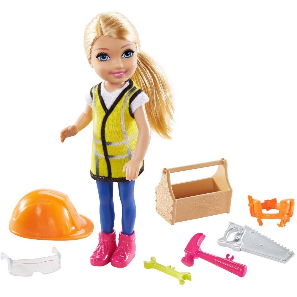 slide 2 of 5, Barbie Chelsea Can Be Builder Doll Playset, 1 ct