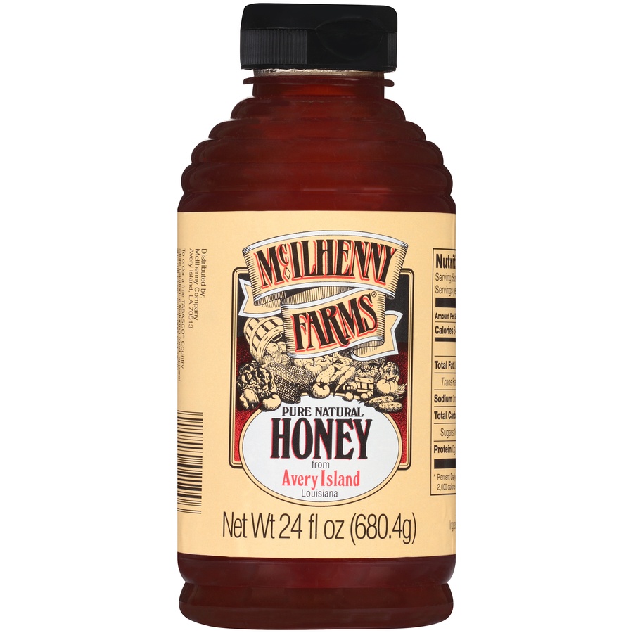 slide 1 of 1, McIlhenny Farms Pure Natural Honey 24 Fl Oz. Squeeze Bottle, 24 oz