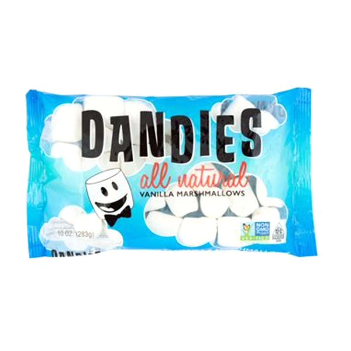 slide 1 of 18, Dandies All Natural Vanilla Marshmallows, 10 oz