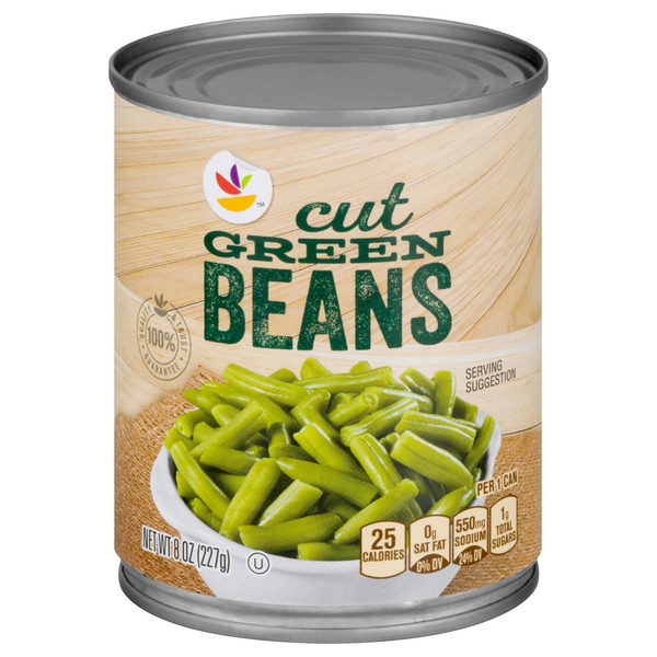 slide 1 of 1, Cut Green Beans, 8 oz