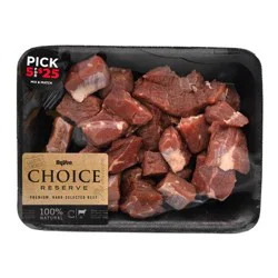 Pick 5 Promotion 12oz. Choice Reserve Beef Stew Meat