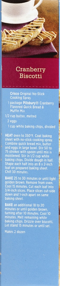 slide 3 of 6, Pillsbury Cranberry Bread & Muffin Mix, 15.6 oz