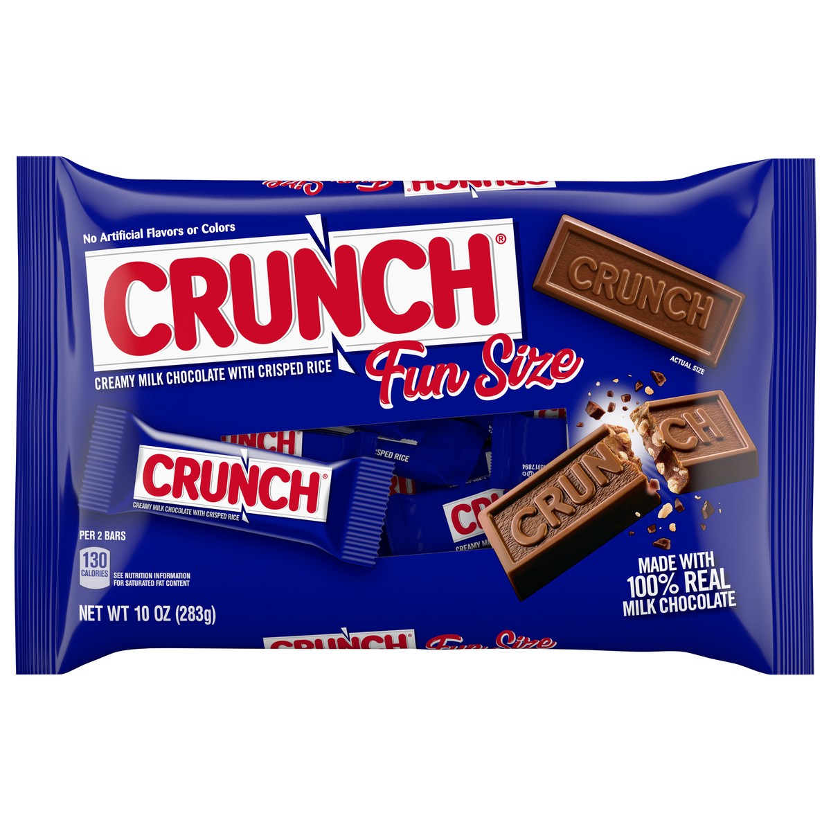 slide 1 of 1, Crunch Creamy Milk Chocolate with Crisped Rice Milk Chocolate Fun Size 10 oz, 10 oz