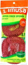 IMUSA Round Copper Scrubber Sponges