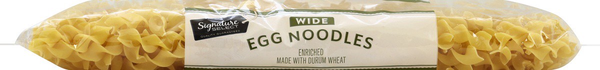 slide 2 of 5, Signature Select Pasta Egg Noodles Wide Bag, 16 oz