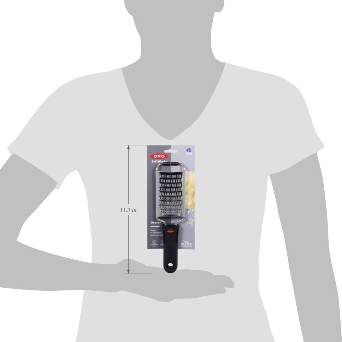 slide 2 of 13, OXO Softworks Grater 1 Each, 1 ct