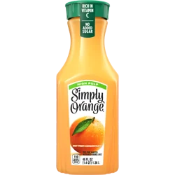 Simply Orange High Pulp Juice Bottle, 46 fl oz