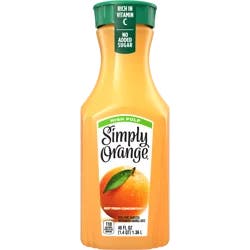 Simply Orange High Pulp Juice Bottle, 46 fl oz