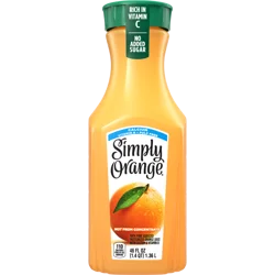 Simply Orange Juice Calcium Bottle, 46 fl oz