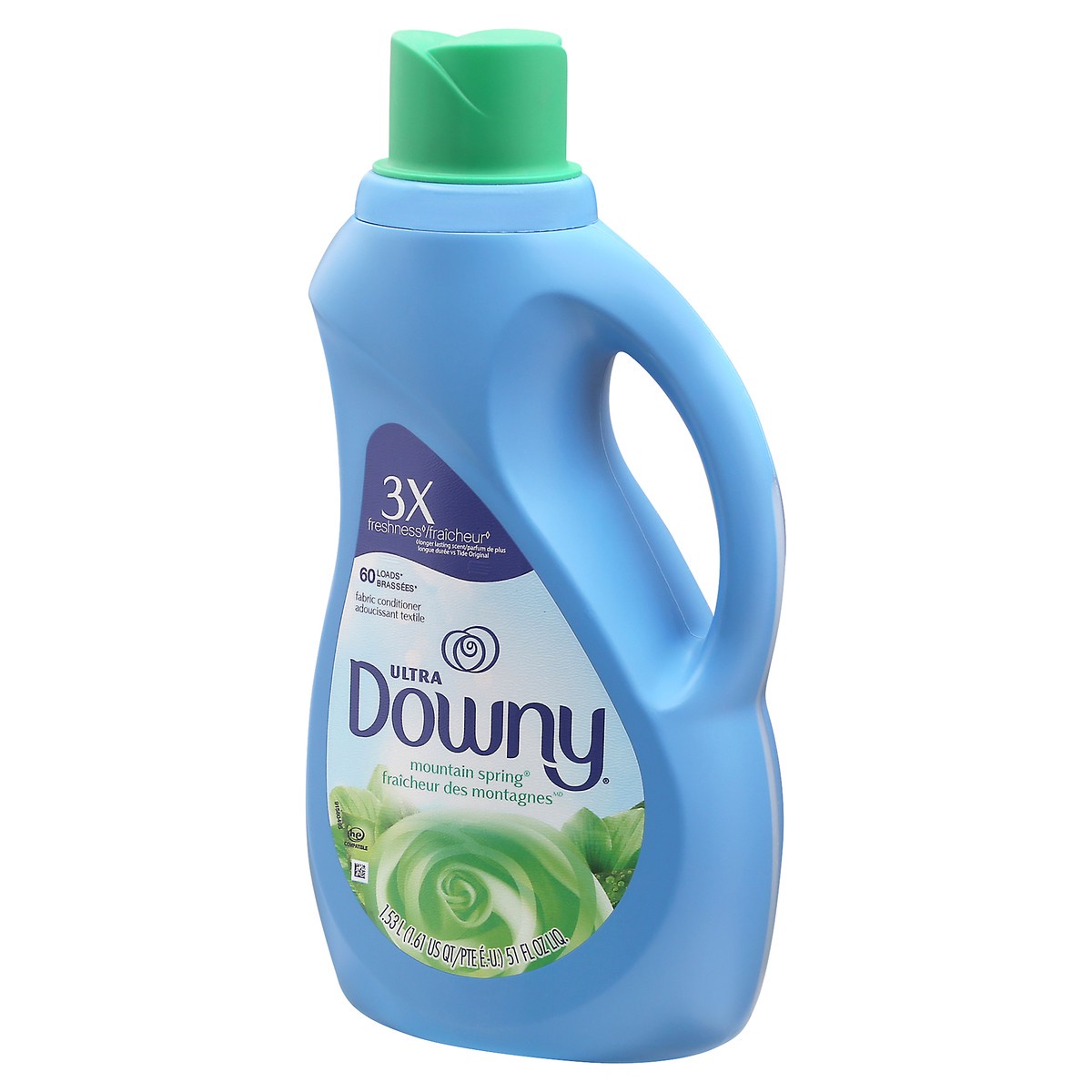 slide 8 of 9, Downy Ultra Mountain Spring Liquid Fabric Conditioner, 51 fl oz