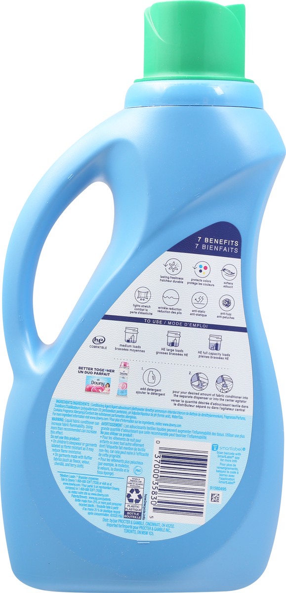 slide 9 of 9, Downy Ultra Mountain Spring Liquid Fabric Conditioner, 51 fl oz