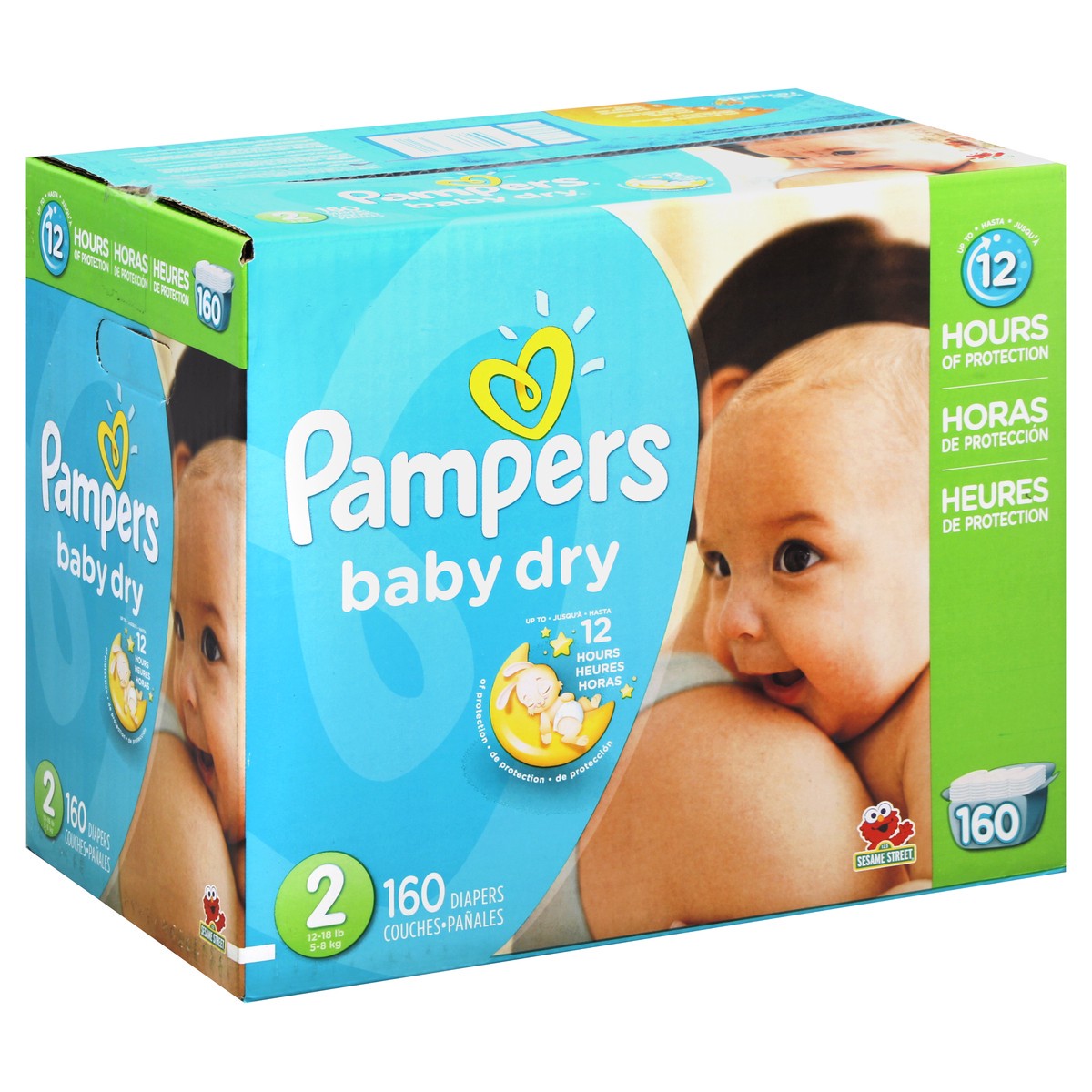 slide 3 of 7, Pampers Diapers 160 ea, 160 ct