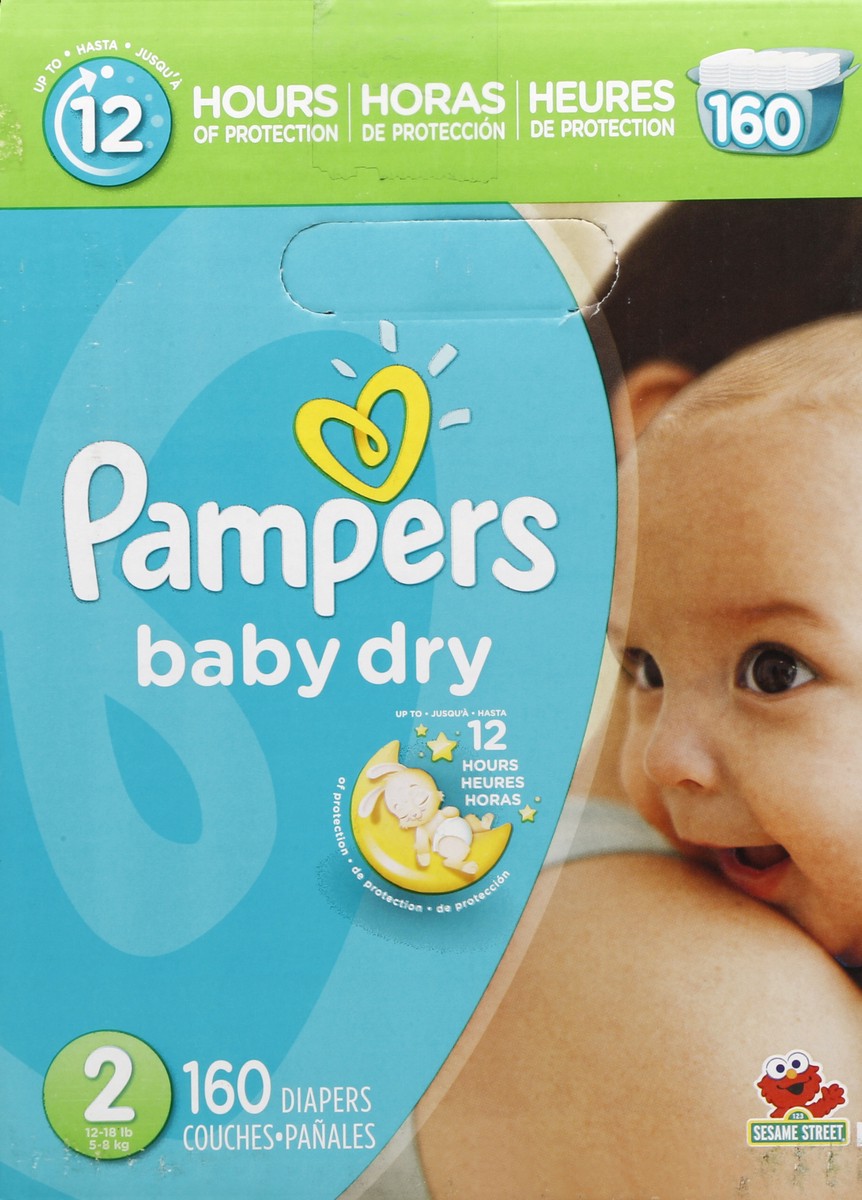 slide 6 of 7, Pampers Diapers 160 ea, 160 ct