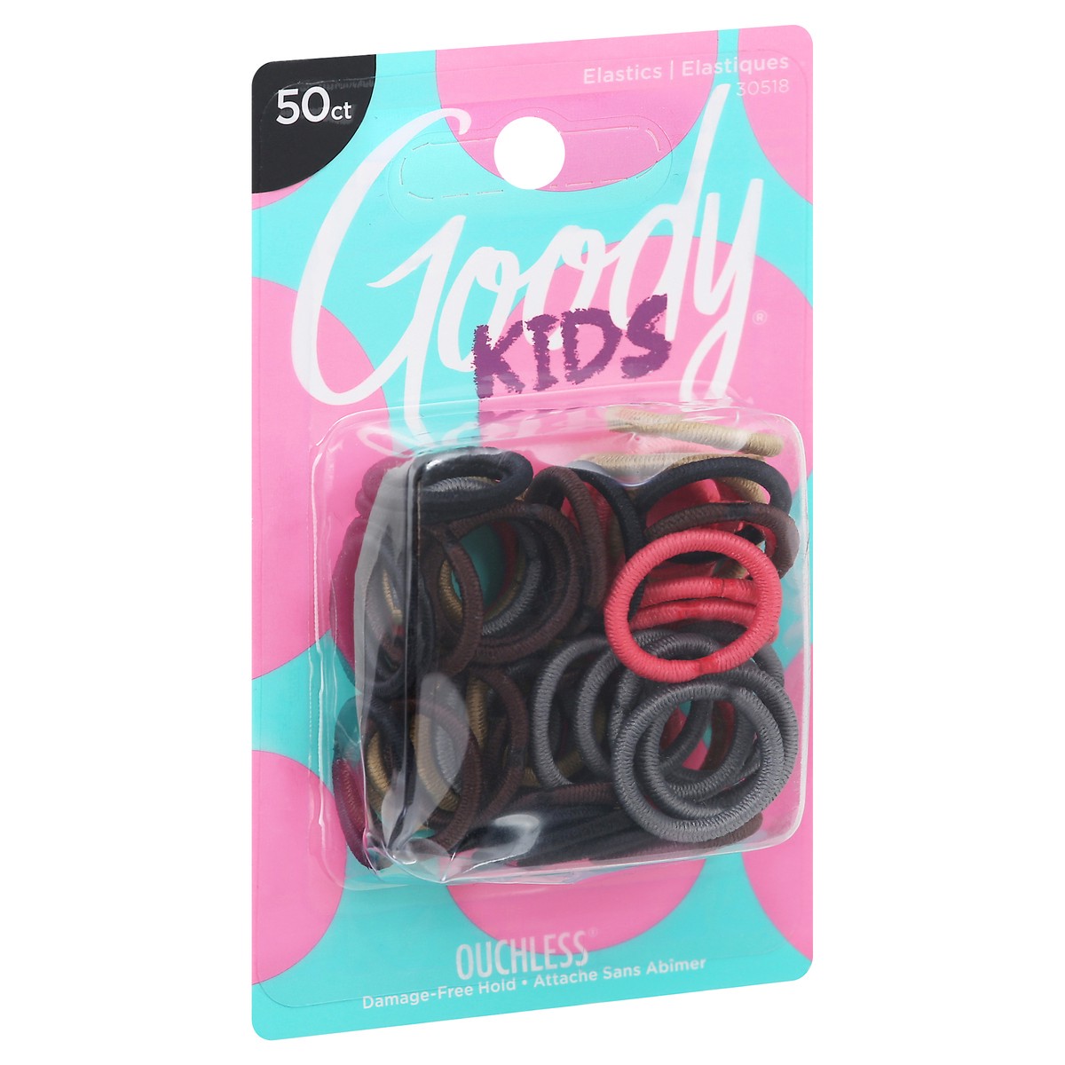 slide 4 of 9, Goody Ouchless Damage-Free Hold Kids Elastics 50 ea, 50 ct