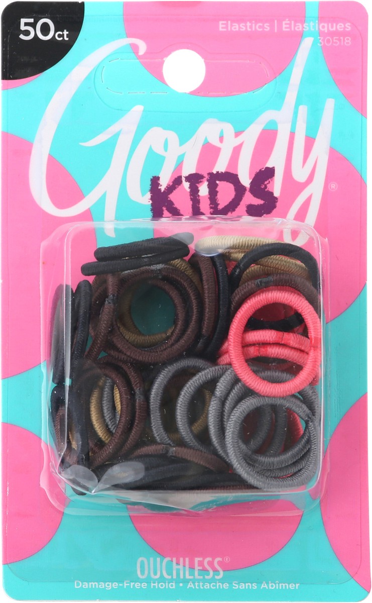 slide 2 of 9, Goody Ouchless Damage-Free Hold Kids Elastics 50 ea, 50 ct