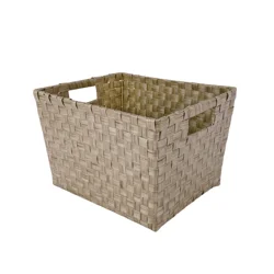 Havenstay Medium Woven Plastic Strap Tote