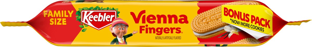 slide 2 of 15, KEEBLER Vienna Fingers Vanilla Cream Sandwich Cookies 16.3oz / 462g, 16.3 oz