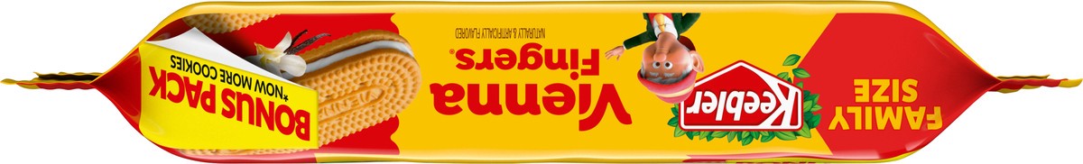 slide 15 of 15, KEEBLER Vienna Fingers Vanilla Cream Sandwich Cookies 16.3oz / 462g, 16.3 oz