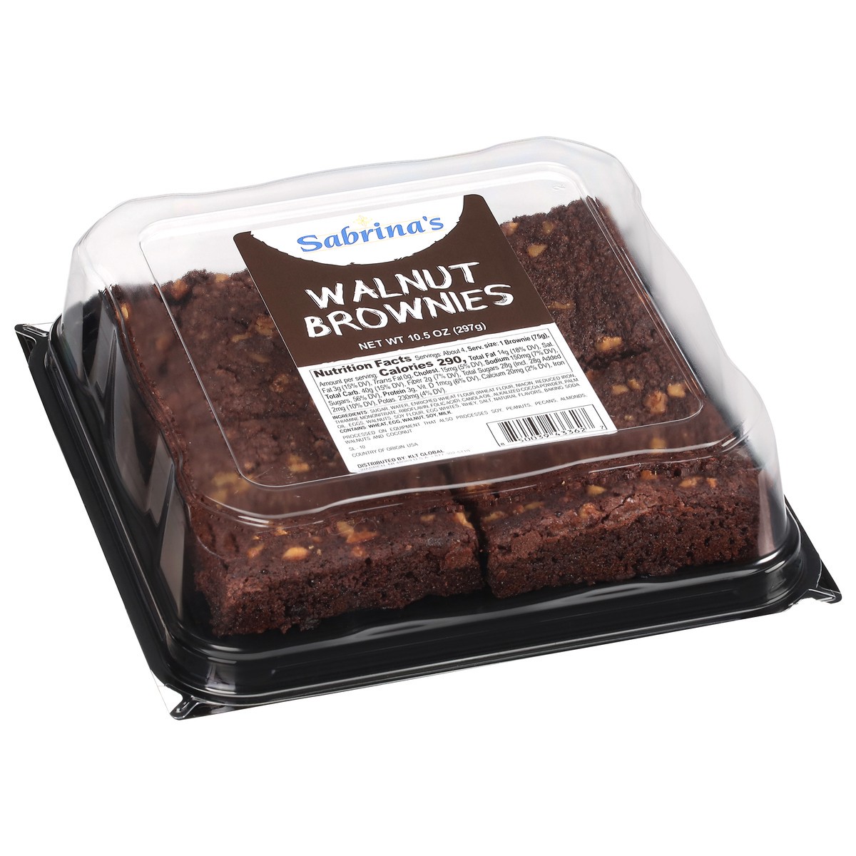 slide 6 of 13, Sabrinas Brownie Walnuts - 4 Ct, 1 ct