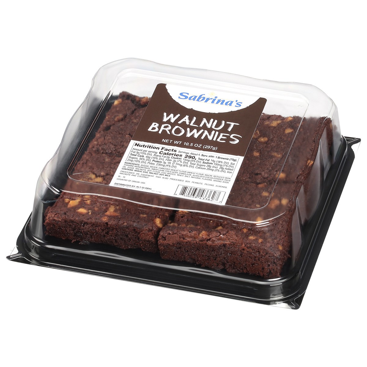 slide 4 of 13, Sabrinas Brownie Walnuts - 4 Ct, 1 ct