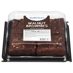 Sabrinas Brownie Walnuts - 4 Ct