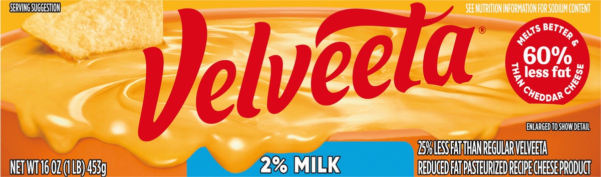 slide 9 of 9, Velveeta 2% Milk Cheese 16 oz, 16 oz