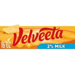 Velveeta 2% Milk Reduced Fat Pasteurized Recipe Cheese Product, 16 oz Block
