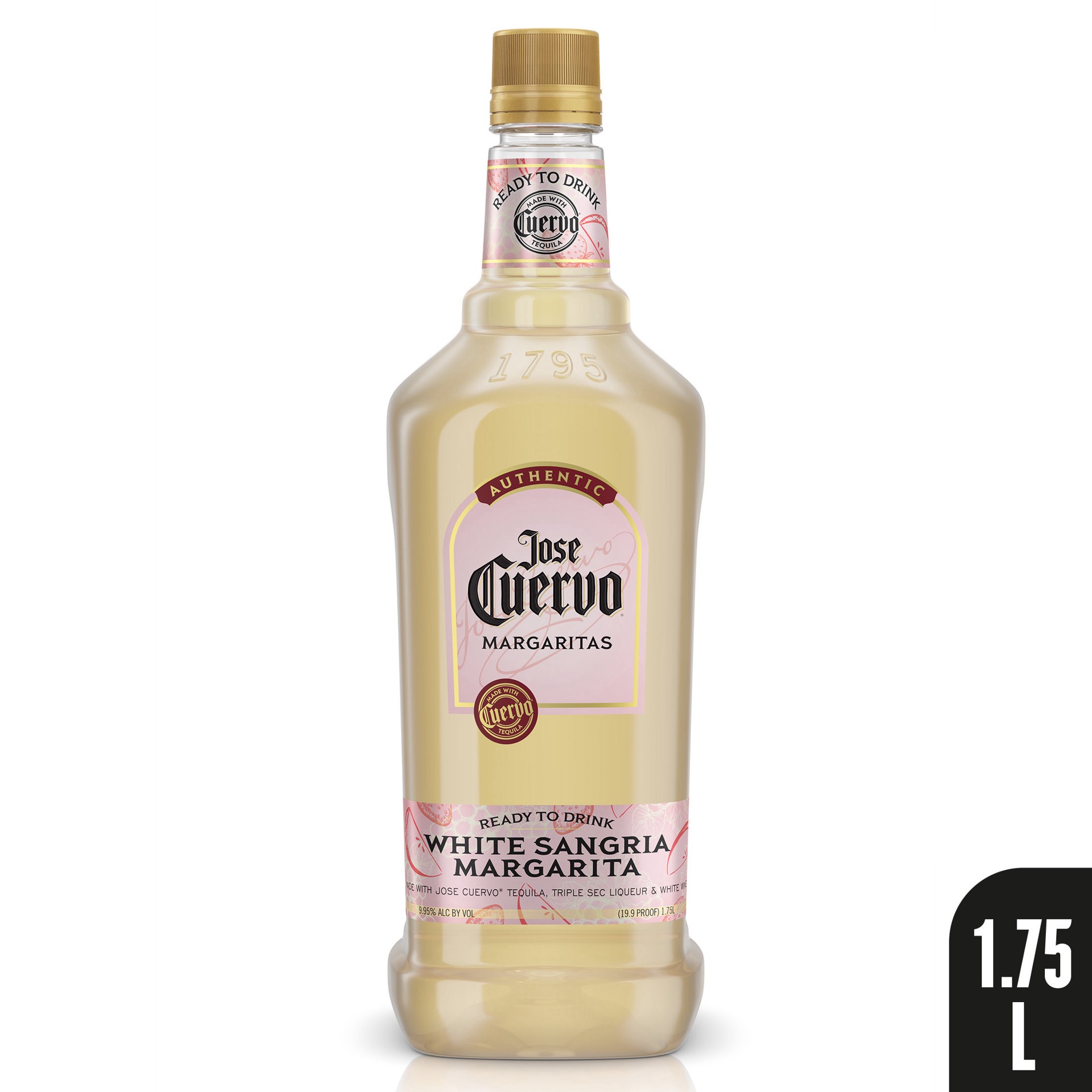 slide 6 of 6, Jose Cuervo Authentic Margarita White Sangria Ready to Drink Cocktail - 1.75 L, 1.75 liter