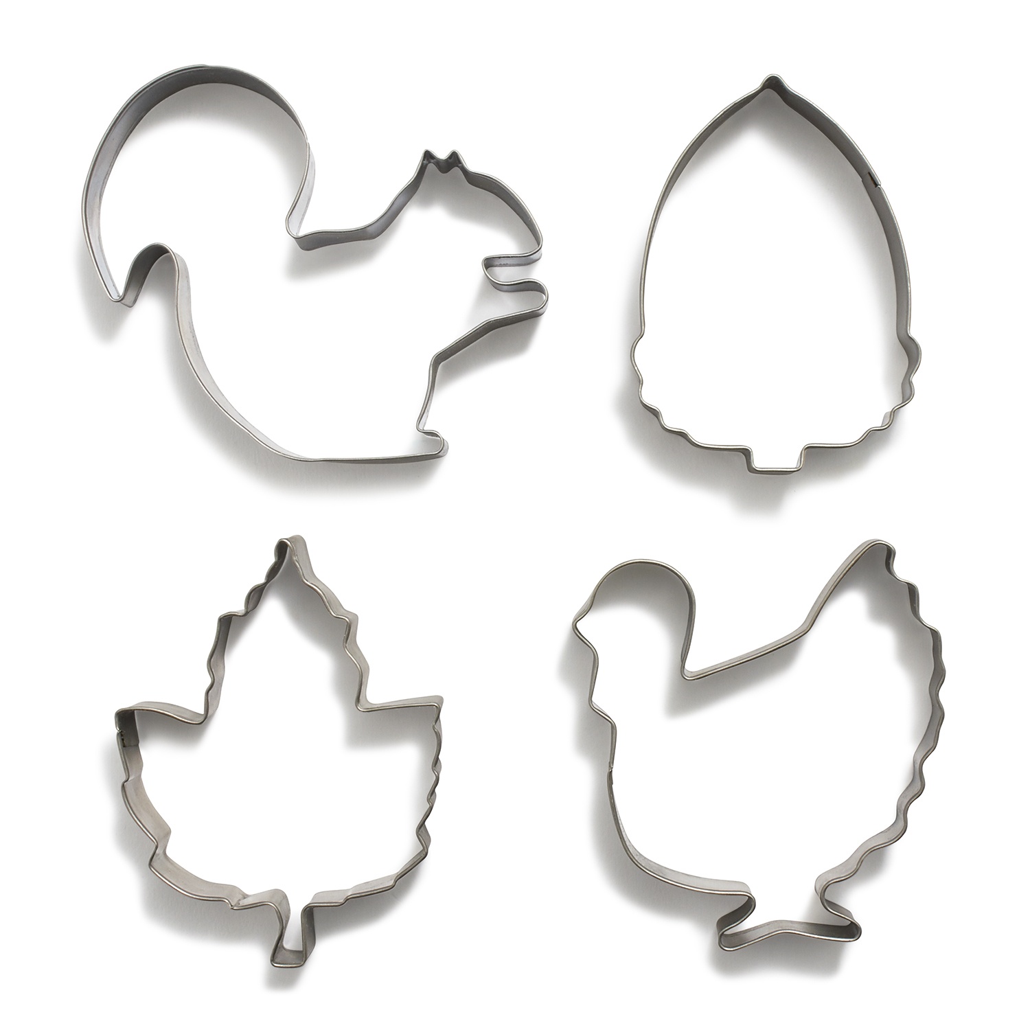 slide 1 of 1, Sur La Table Harvest Cookie Cutters, 4 ct