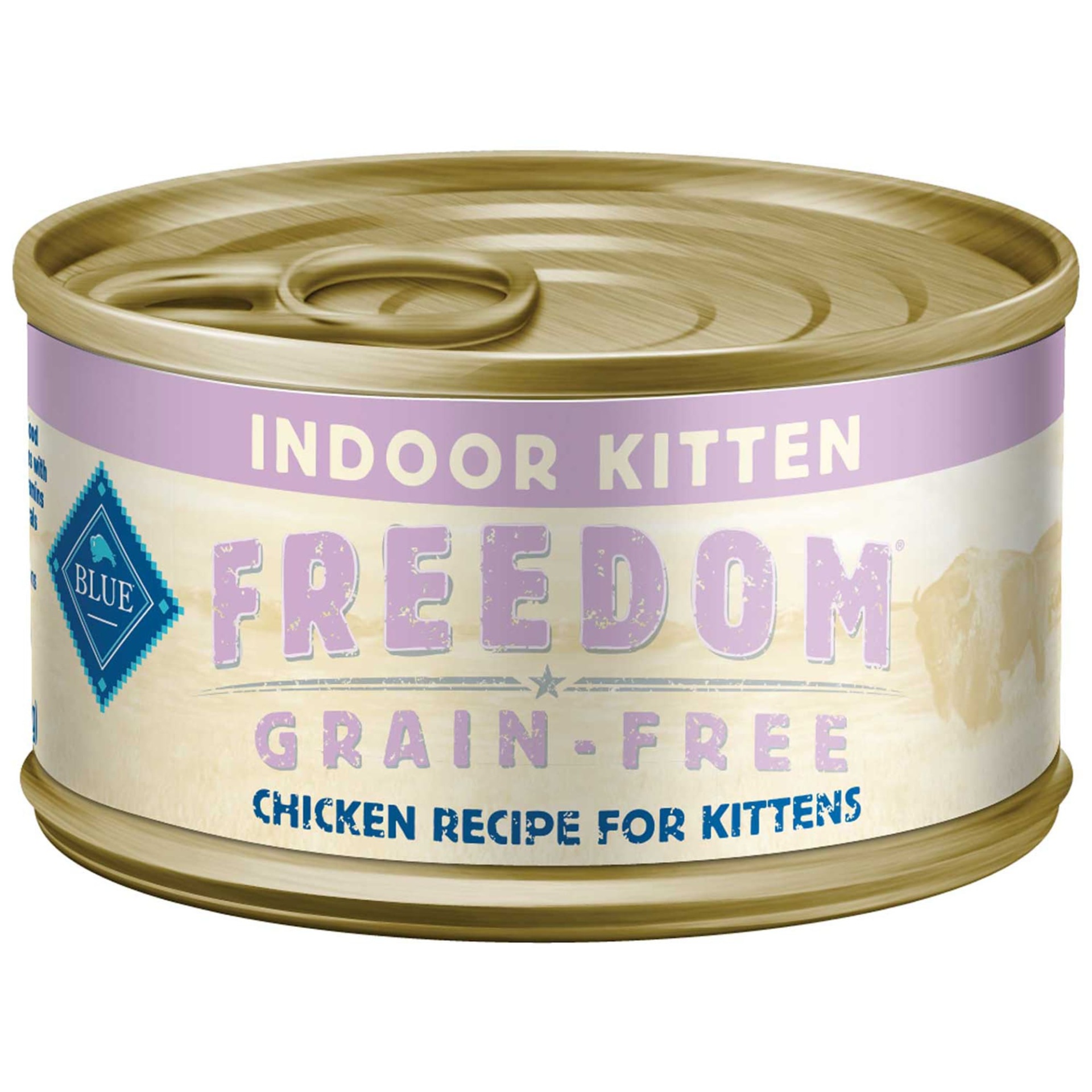 slide 1 of 1, Blue Buffalo Freedom Grain Free Chicken Canned Kitten Food, 3 oz