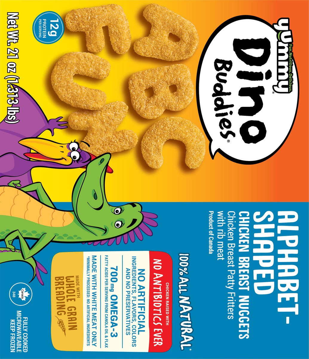 slide 6 of 11, Yummy Alphabet-Shaped Chicken Breast Nuggets, 21 oz, 21 oz