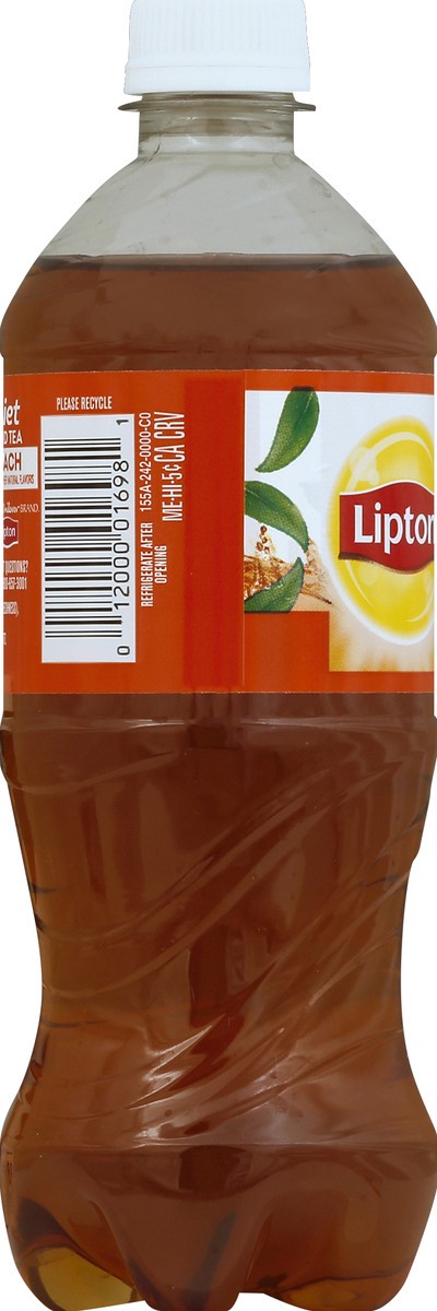 slide 5 of 6, Lipton Diet Iced Tea Peach Bottle, 20 fl oz