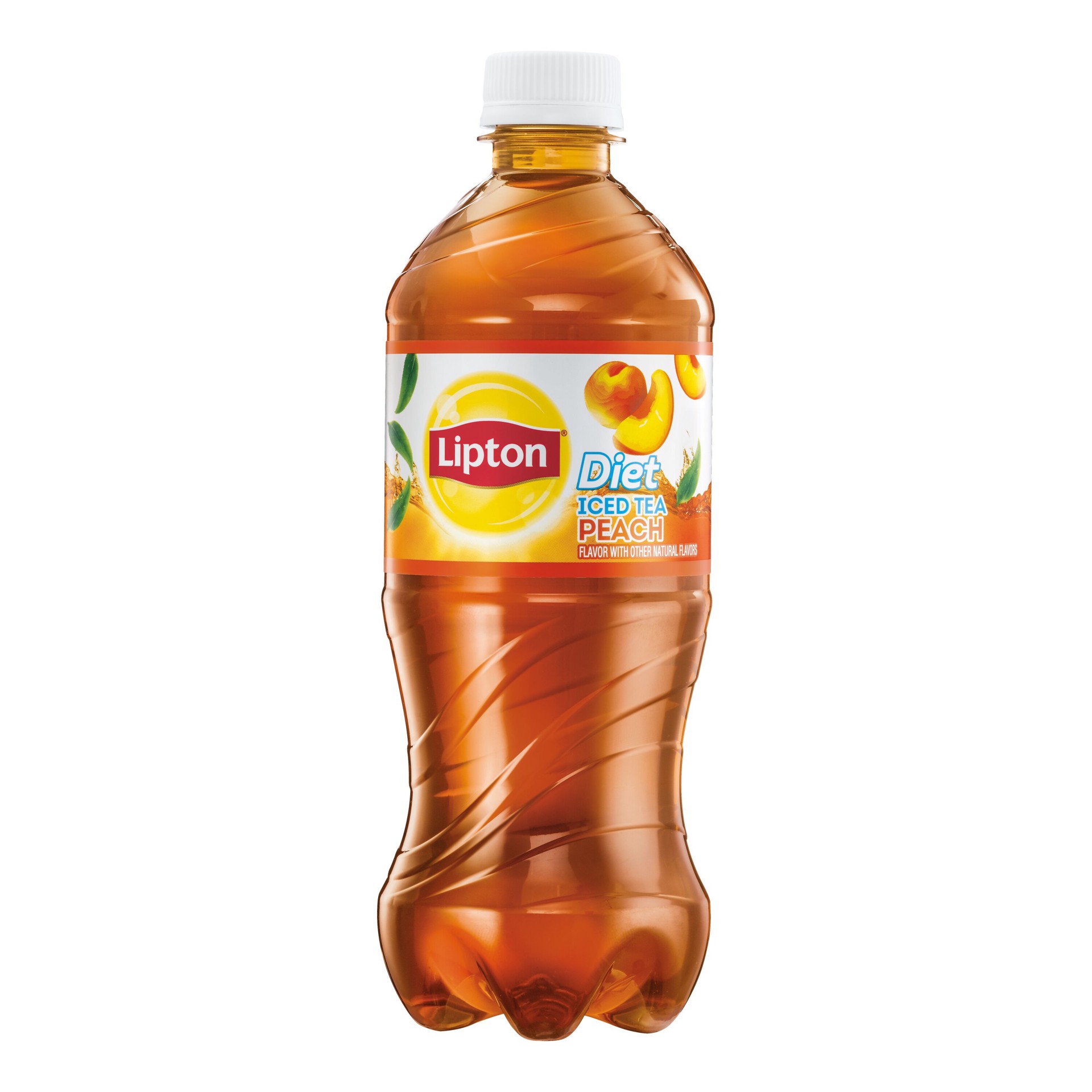 slide 1 of 6, Lipton Diet Iced Tea Peach Bottle, 20 fl oz