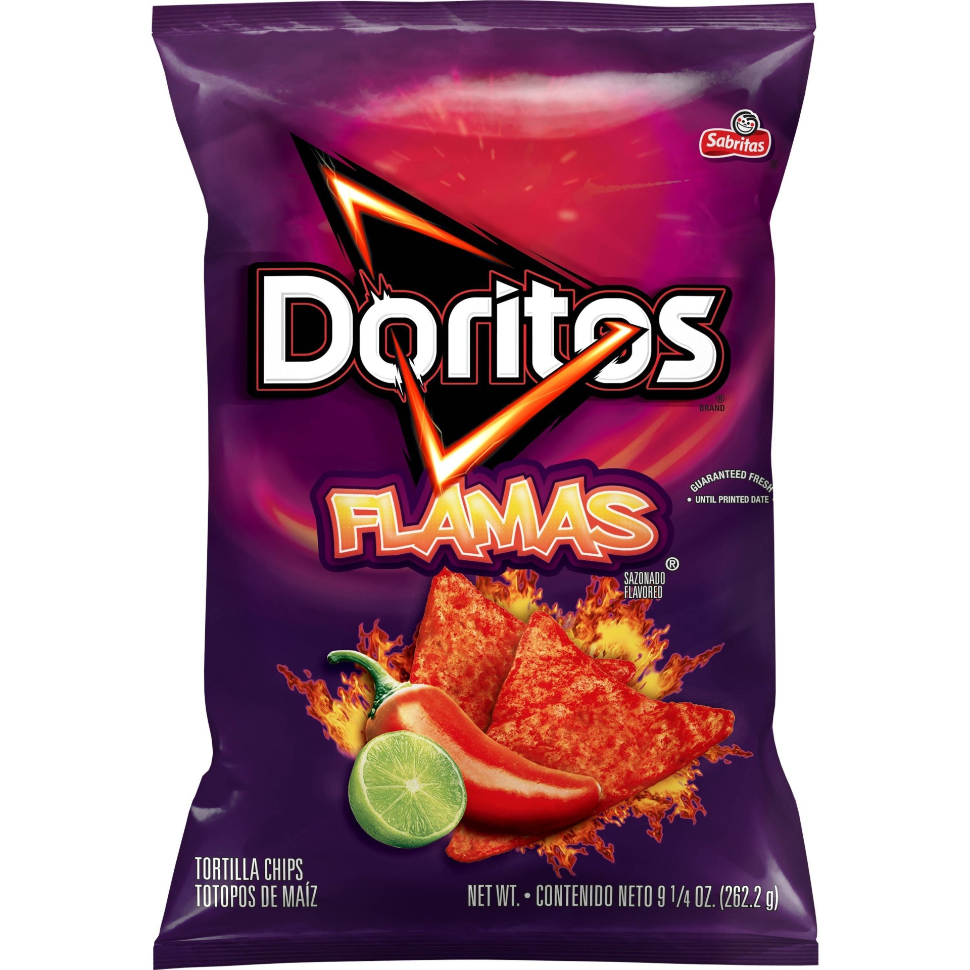 slide 1 of 4, Doritos Flamas Tortilla Chips, 9.75 oz