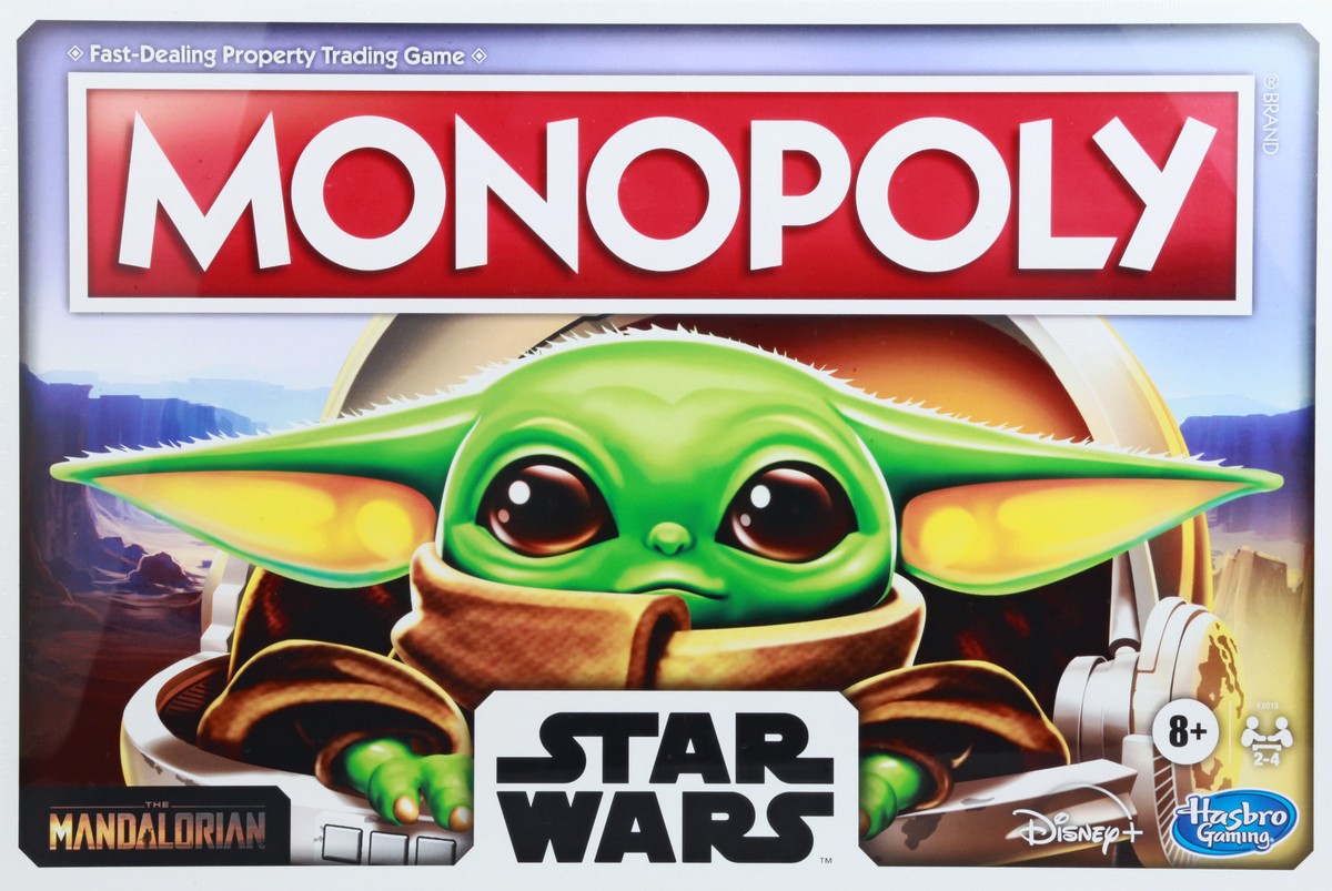 slide 4 of 10, Hasbro Star Wars The Mandalorian 8+ Monopoly Fast-Dealing Property Trading Game 1 ea, 1 ea