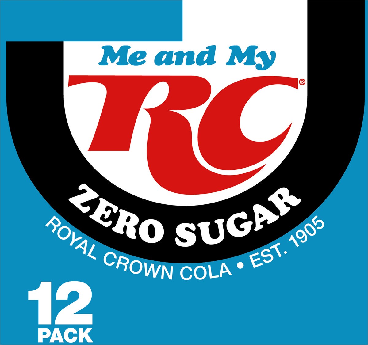 slide 3 of 10, RC Cola Cola Zero Sugar Soda, 12 fl oz cans, 12 pack, 12 ct; 12 oz