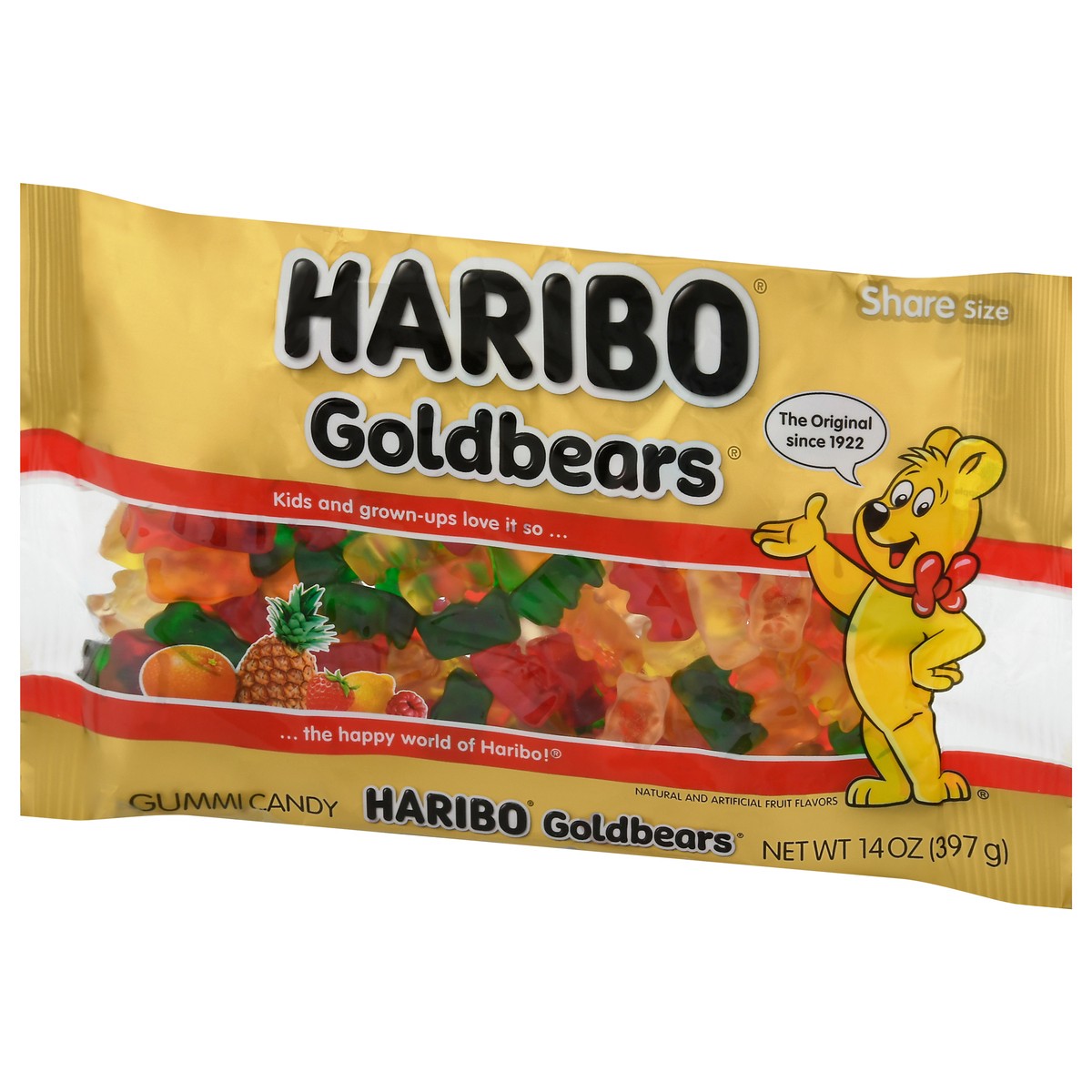 slide 3 of 9, Haribo Goldbears Share Size Gummi Candy 14 oz, 14 oz