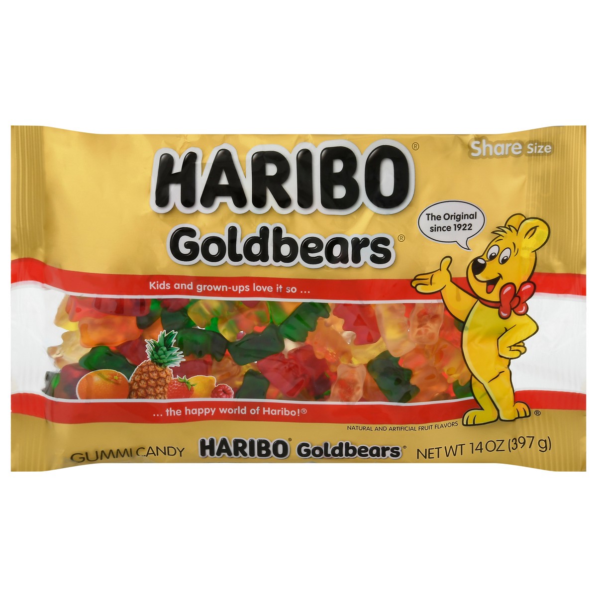slide 1 of 9, Haribo Goldbears Share Size Gummi Candy 14 oz, 14 oz