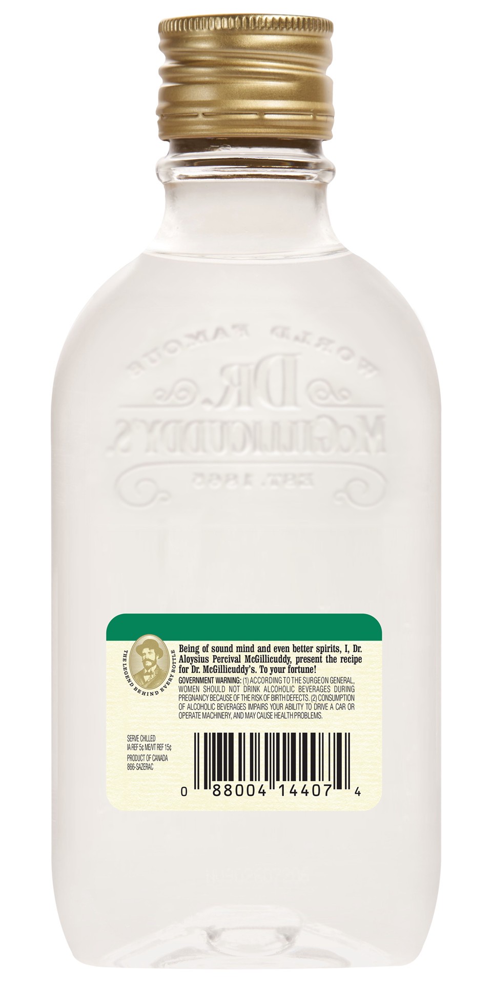 slide 2 of 2, Dr. McGillicuddy's Dr Mcgillicuddys Liqueur, Intense Mentholmint Schnapps, 200 ml