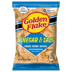 Golden Flake 4 oz Golden Flake Vinegar & Salt Pork Rind