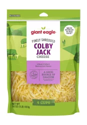 Giant Eagle Fancy Shredded Colby Jack Cheese
